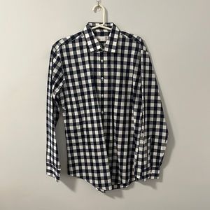 Nordstrom Rack blue and white button down